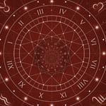 horoskooppimerkit ja astrologinen kartta huhtikuun horoskooppi 2026